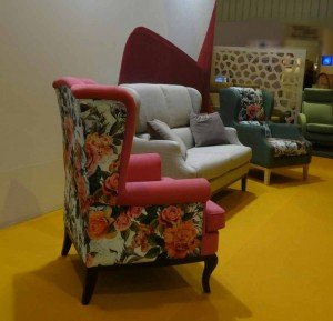 SILLON FLORES DANUBIO TAPICERIAS NAVARRO FERIA DEL MUEBLE ZARAGOZA 2016