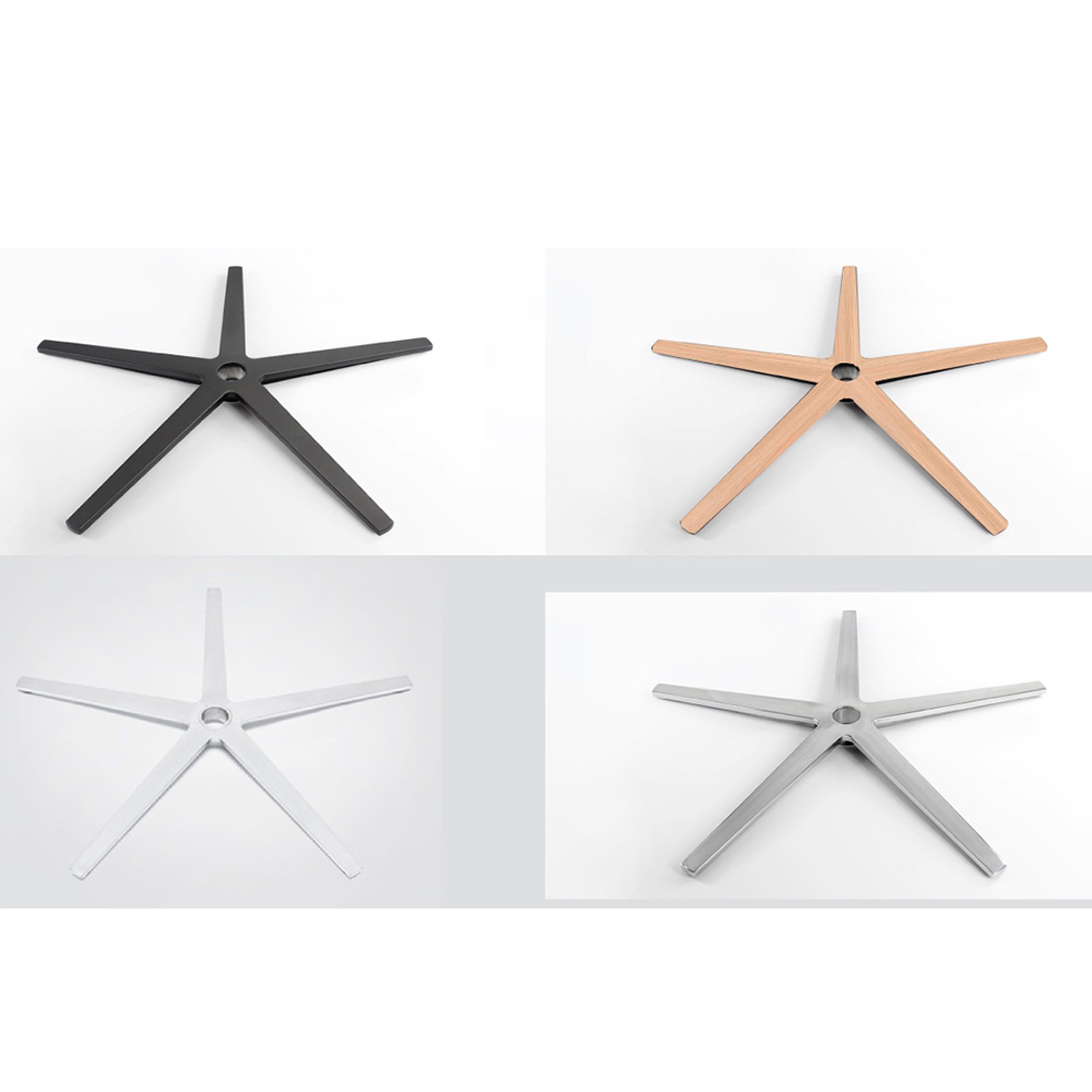 Swivel 5-Star Bases Options for Cronos and Fenix Recliners